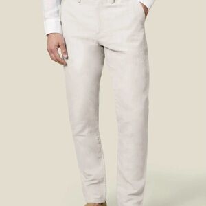 LUCA FALONI- Linen-Cotton Trousers in Sand